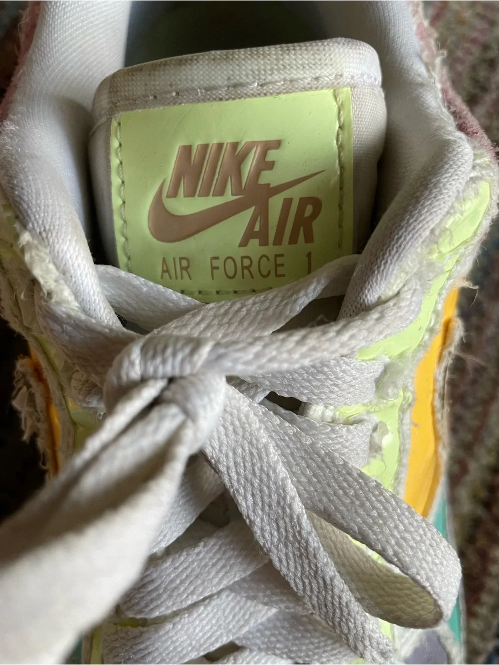 Nike Air Force 1 '07 Premium Tear Away Pastel Reveal Women’s Size 9